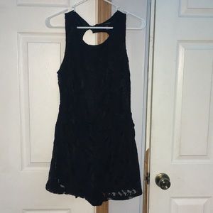 Forever 21 Black Lace Romper